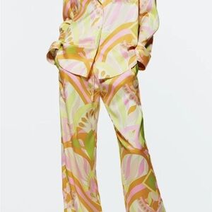 Zara Multicolor Abstract Print set